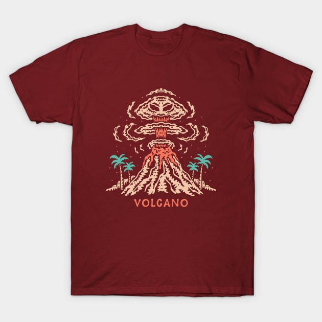 Volcano T-Shirt by hellfunco